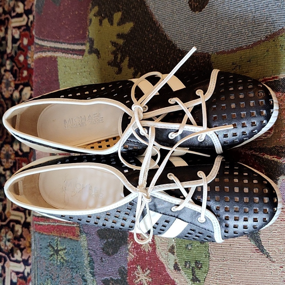 Michael Kors Perforated Wedge Heels 8.5M